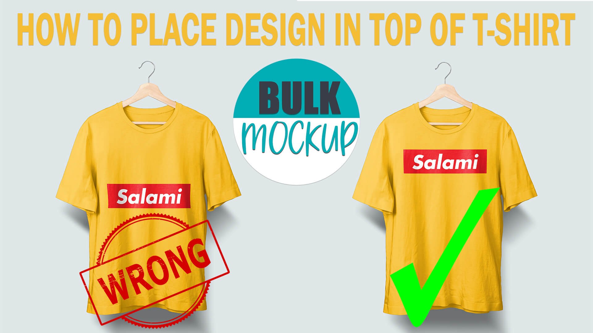 Download How to Place Designs at top of T-shirt using Bulk Mockup ...