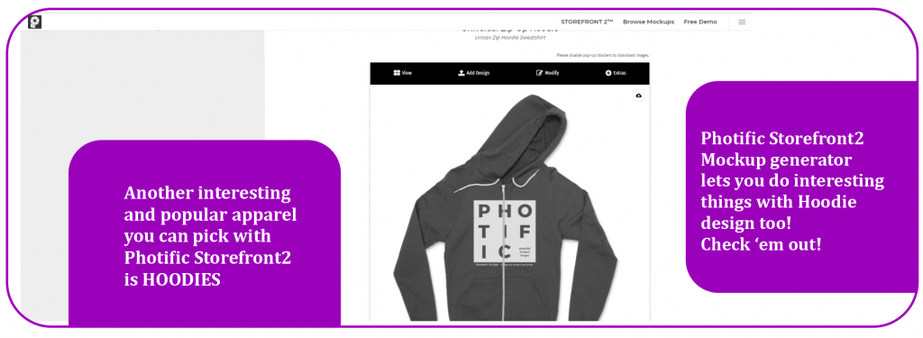 Transform hoodies with Storefront 2 mockup generator