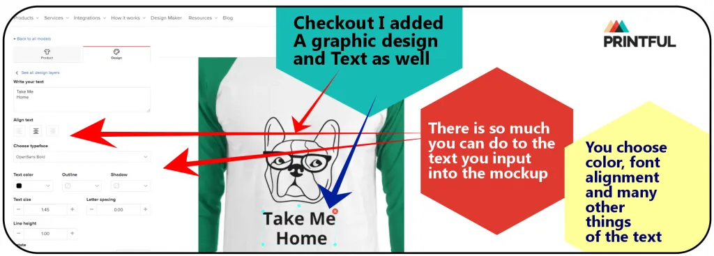 Customizing Raglan T-shirt Mockup