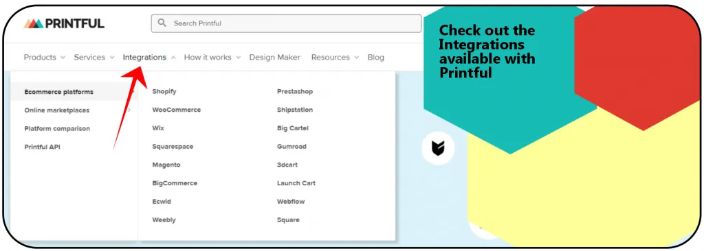 Integration with Printful