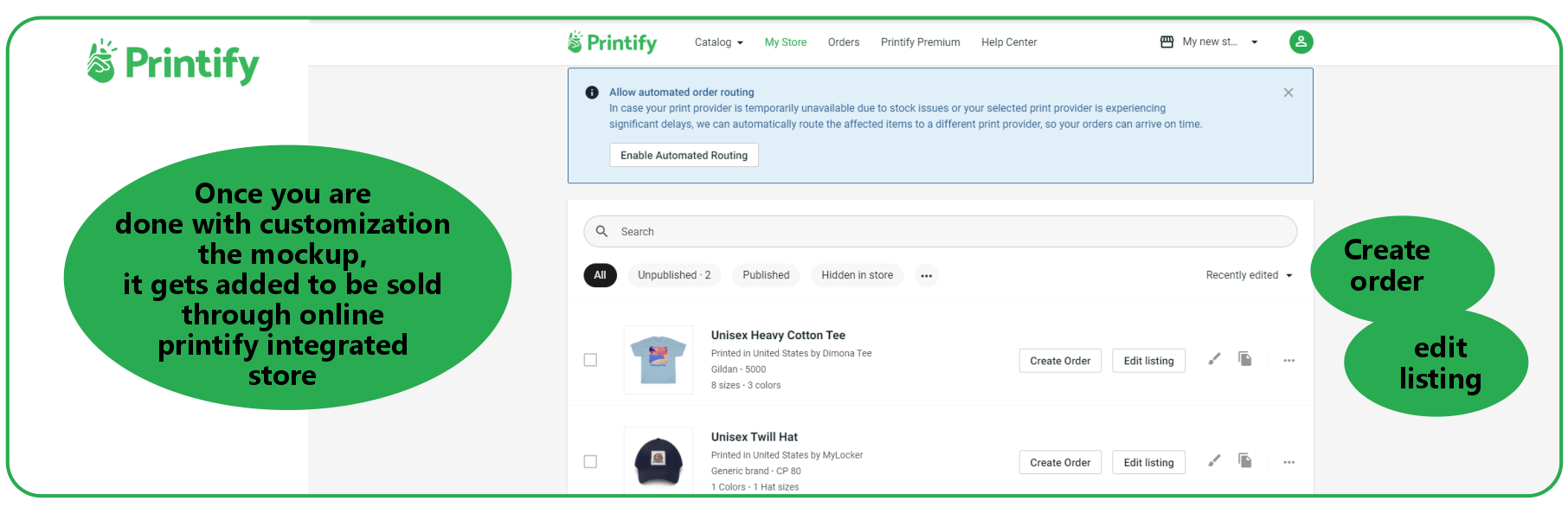 Printify Mockup Generator – product mockup designing made easy as