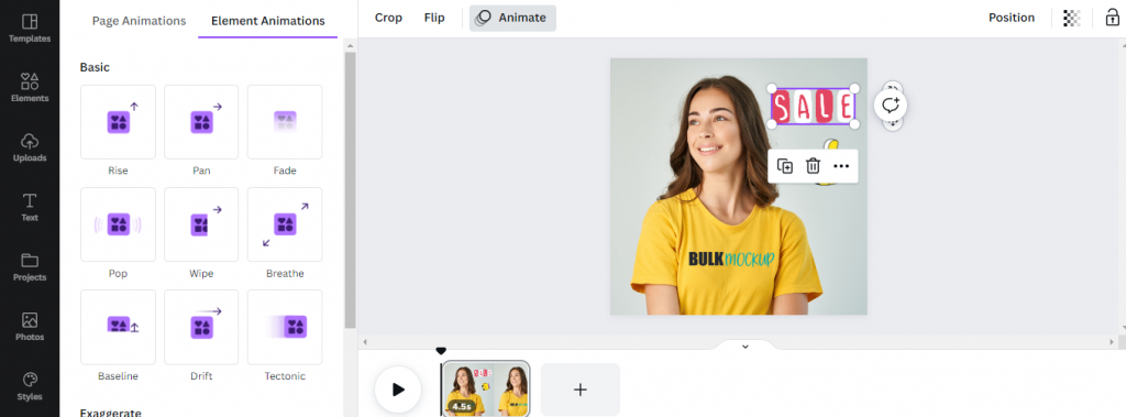 Canva T-Shirt Video Mockup Generator