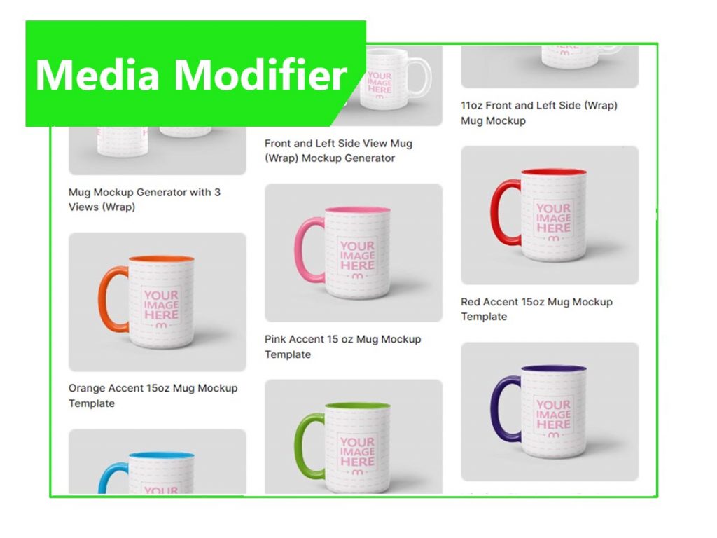 media modifier mug mockup generator - One of the easiest mug mockup generators to use