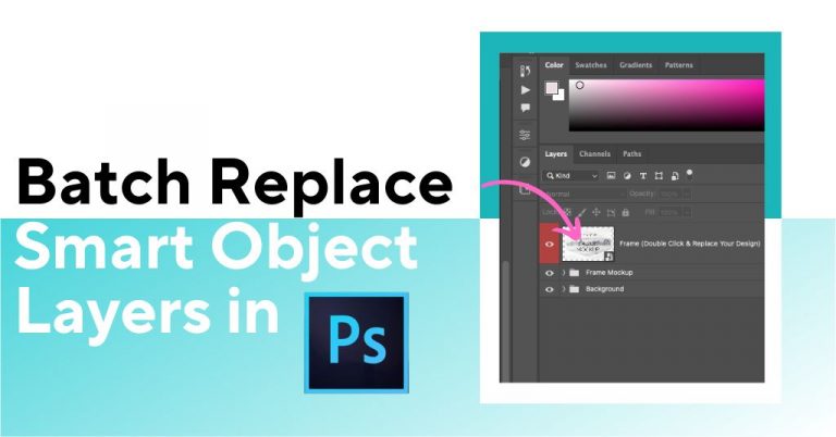 How to Batch Replace Smart Object Layer