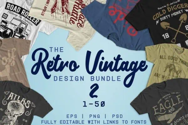 Vintage Retro Bundle 2 (1-50)