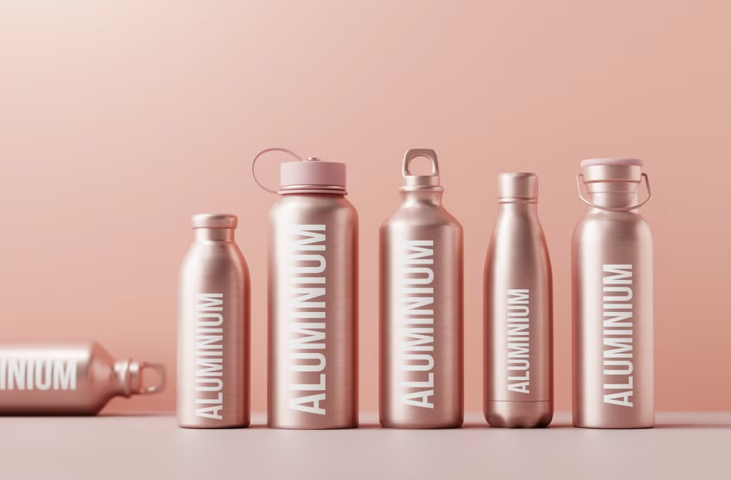 Another Aluminum Mockup Water Bottle