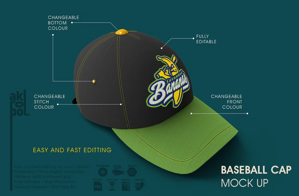 Baseball Cap MockUp
