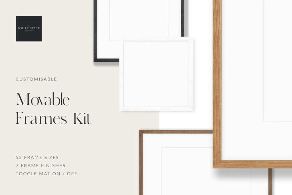 Frame Mockups With Different Sizes