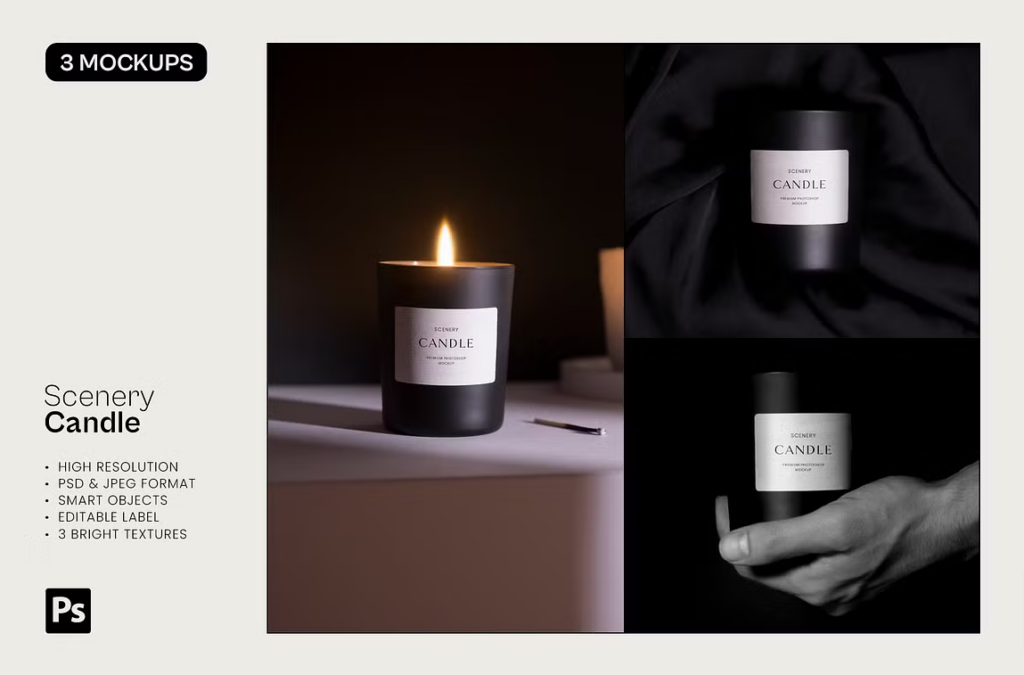 Gorgeous Candle Mockup