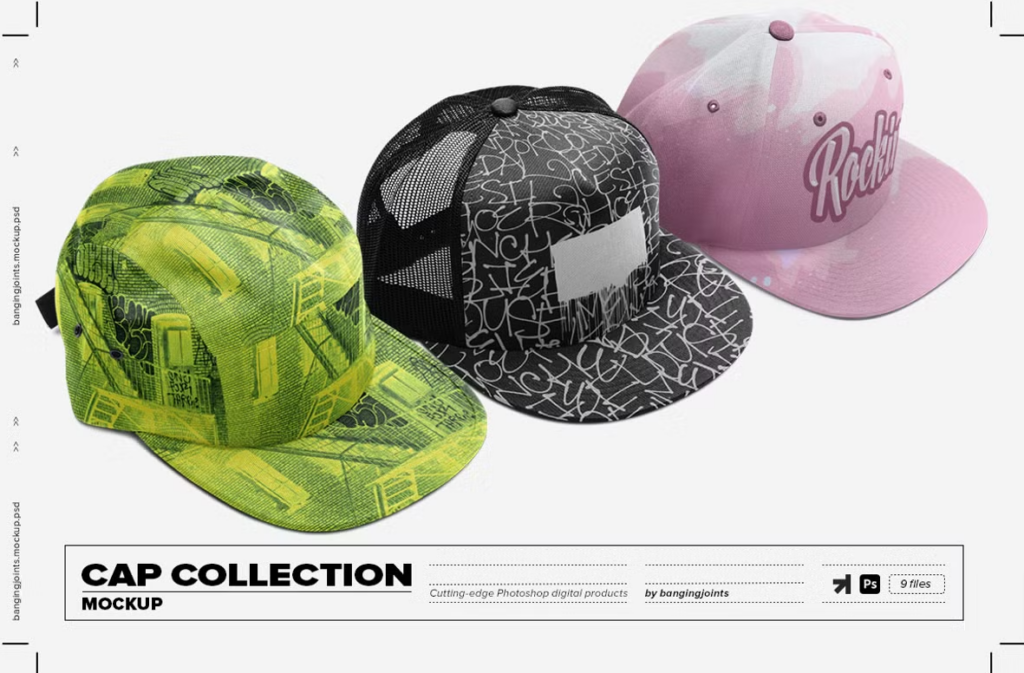 Hat Collection Mockup