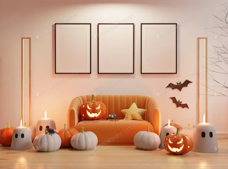 Frame Mockups For Halloween Party