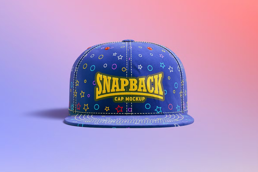 Snapback Cap 3d Mockup