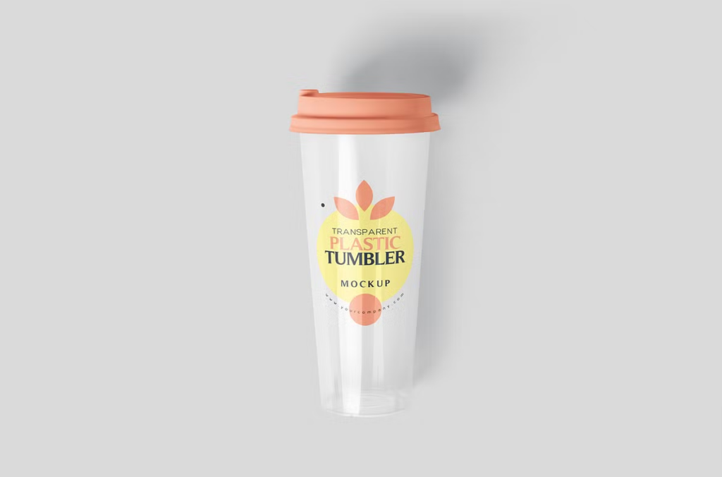 Tumbler Plastic Glass Mockups
