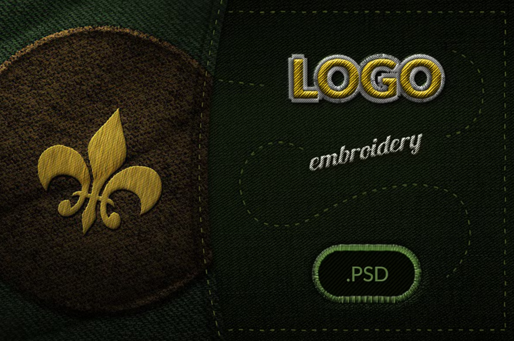 Embroidery Logo Display Mockup