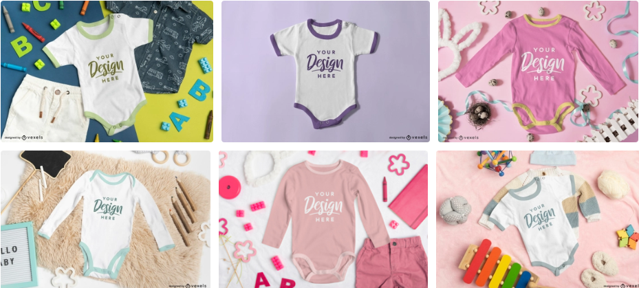 Vexels As Baby Onesie Mockup Generator Free Template