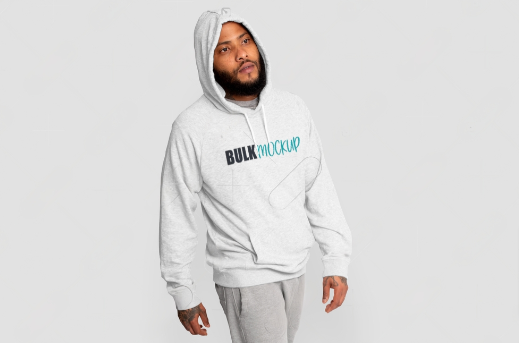 Sample Hoodie Mockup Template we made with Vexels
