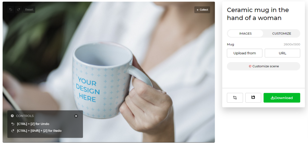 Samrtmockups Mockup Generator - Ceramic mug